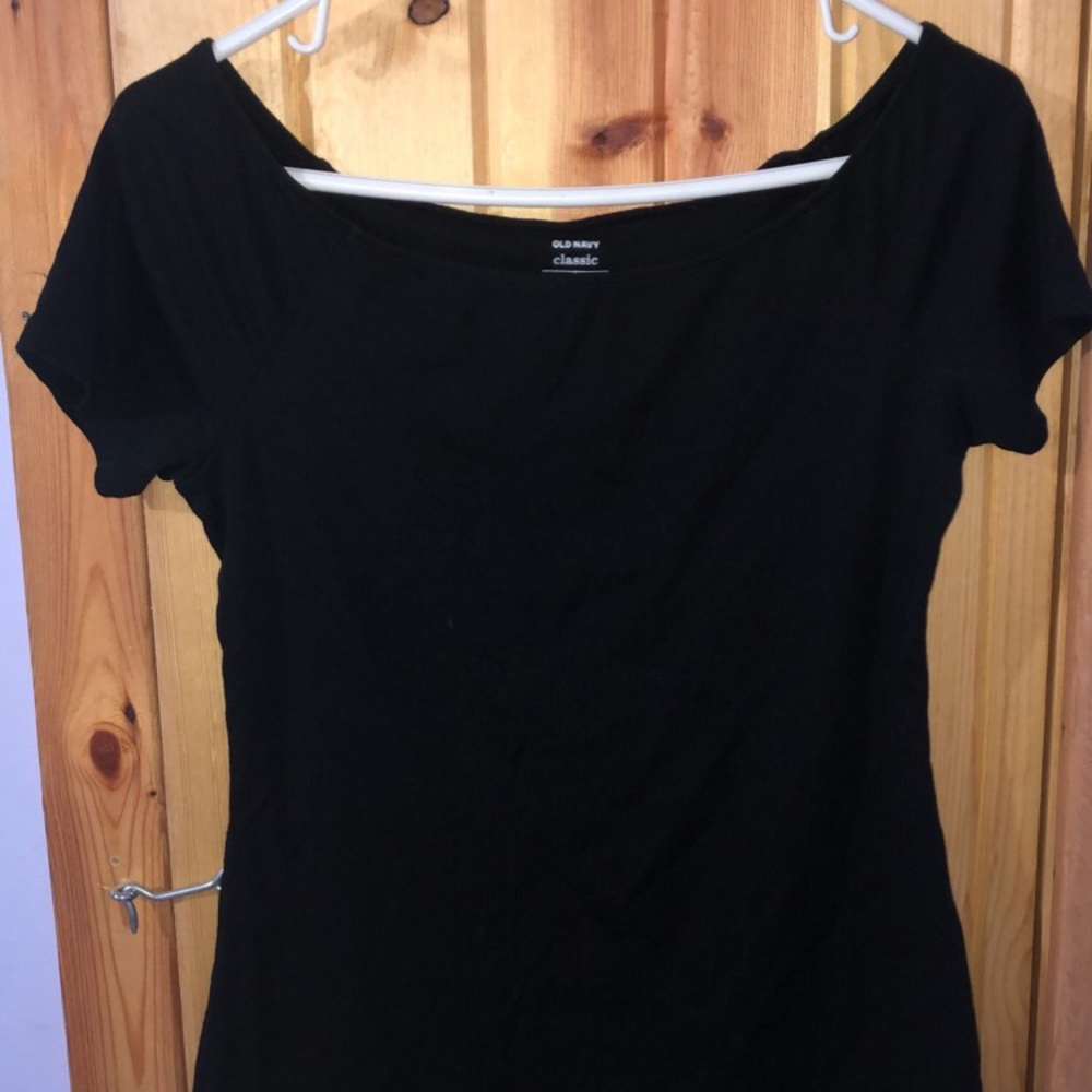 Old Navy black off the shoulder top